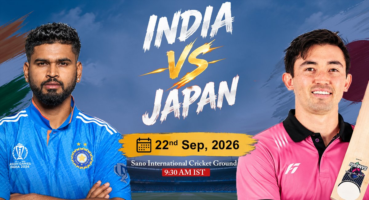 India vs Japan T20I 2026: Date, Time, Squads & Where to Watch