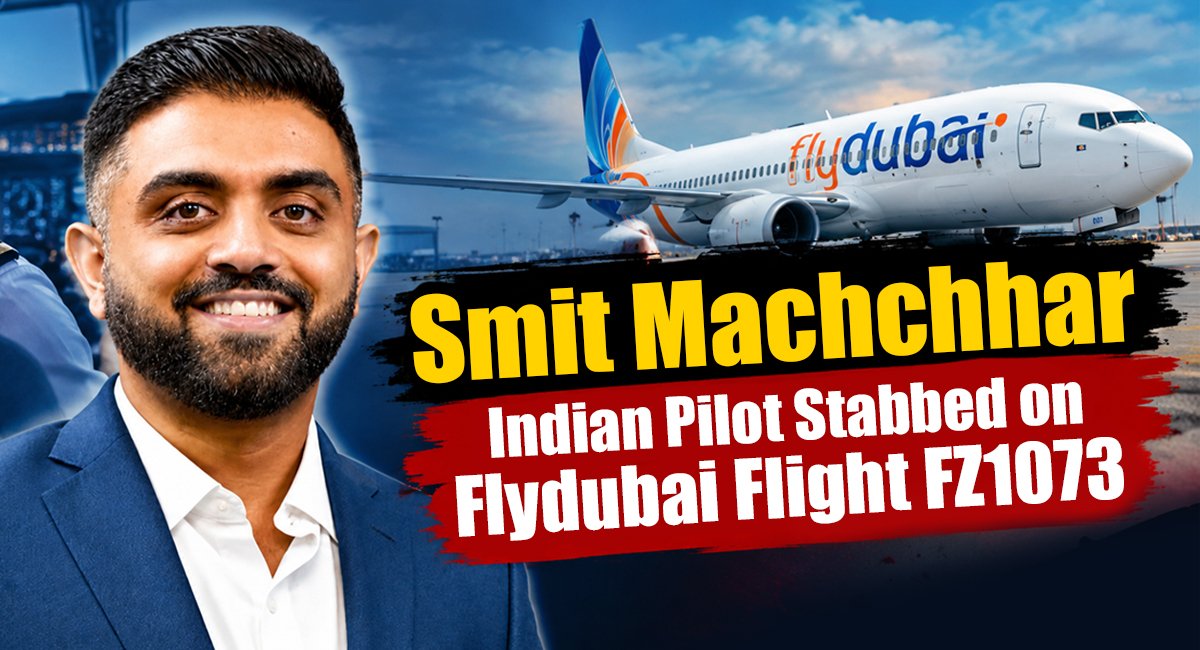 Who Is Smit Machchhar? Indian Pilot Stabbed on Flydubai Flight FZ1073
