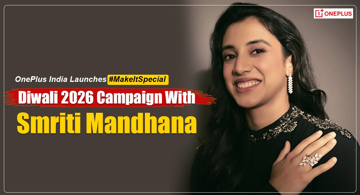OnePlus #MakeItSpecial Diwali 2026 Campaign Featuring Smriti Mandhana