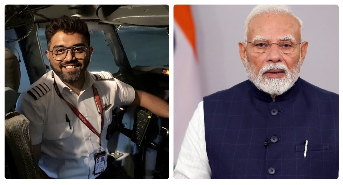 PM Modi Speaks to Flydubai Pilot Smit Machchaar, Praises His Courage and Wishes Speedy Recovery