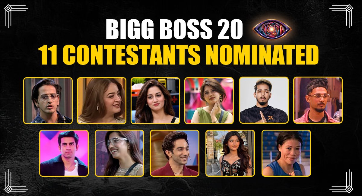 Bigg Boss 20 Nominations. Aasif Khan Targets Mahhi Vij as 11 Contestants Face Elimination Risk