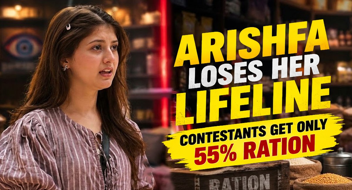 Bigg Boss 20: Arishfa Loses Her Lifeline as Contestants Get Only 55% Ration