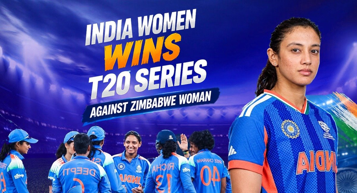 India Women vs Zimbabwe Women. Shafali Verma and Smriti Mandhana Help India Seal T20I Series