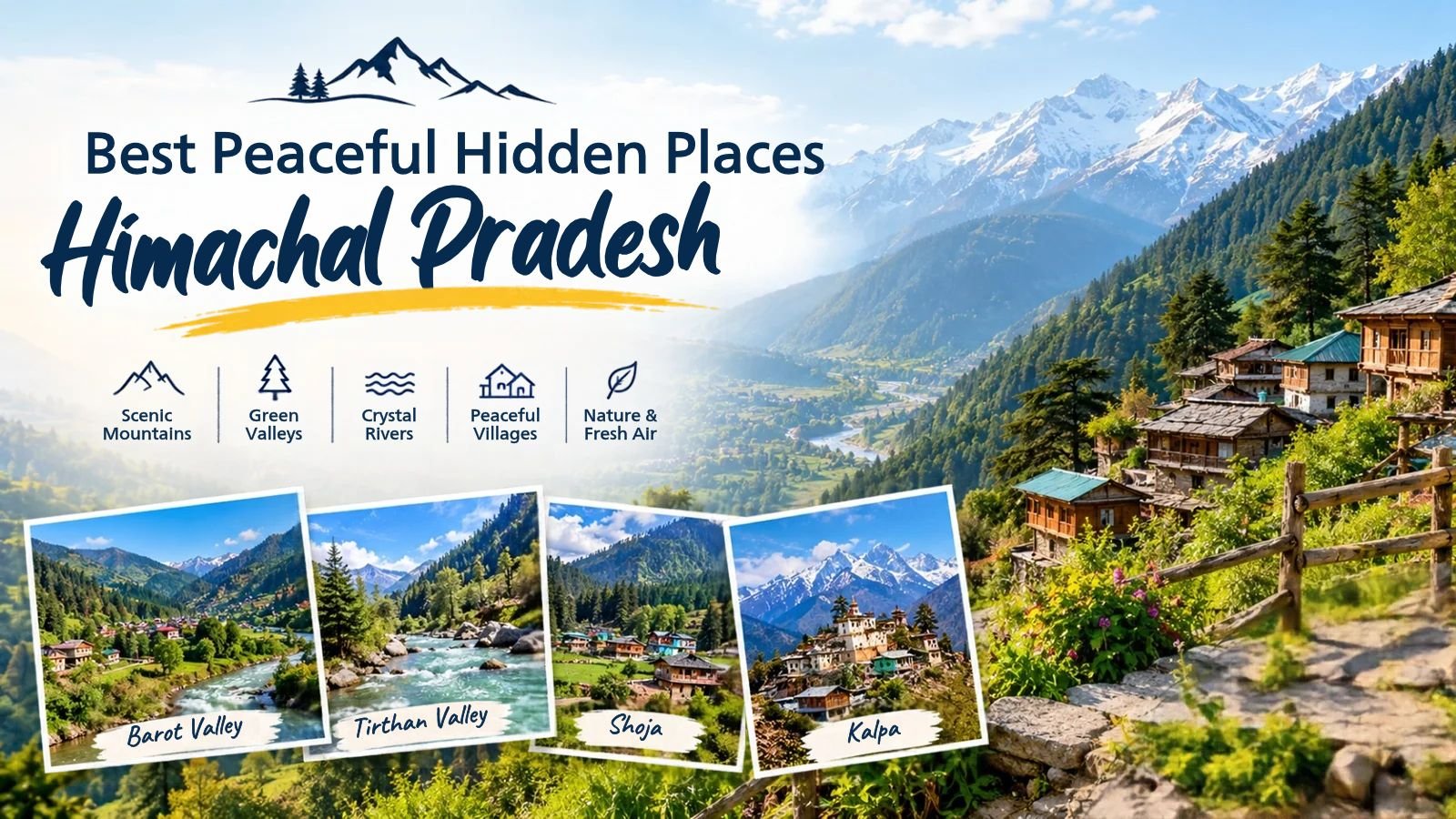 10 Best Peaceful Hidden Places in Himachal Pradesh for a Quiet Trip