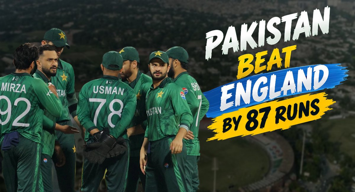 Pakistan vs England 2nd ODI: Pakistan Win by 87 Runs as Arafat Minhas Takes 6 Wickets