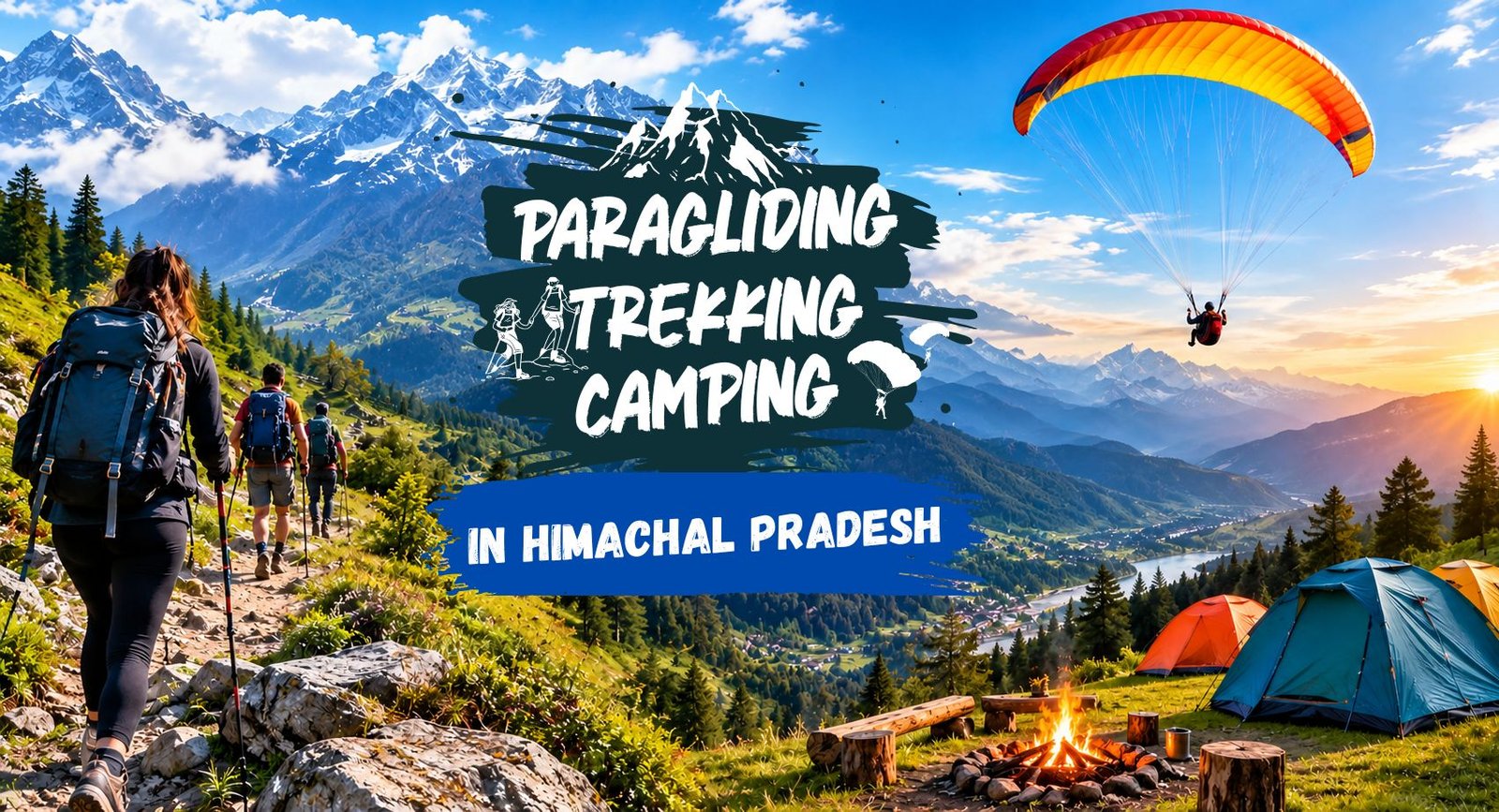 Adventure Activities in Himachal Pradesh: Trekking, Paragliding and Camping Guide