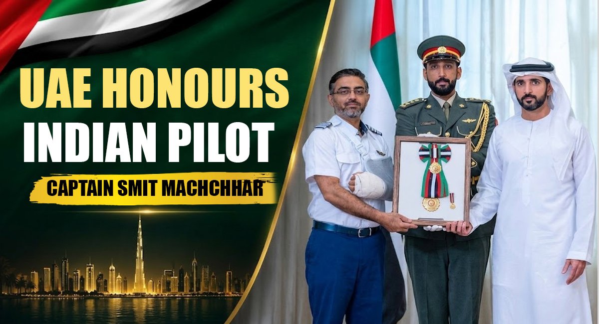 UAE Honours Indian Pilot Captain Smit Machchhar for Courage During Flydubai Cockpit Attack