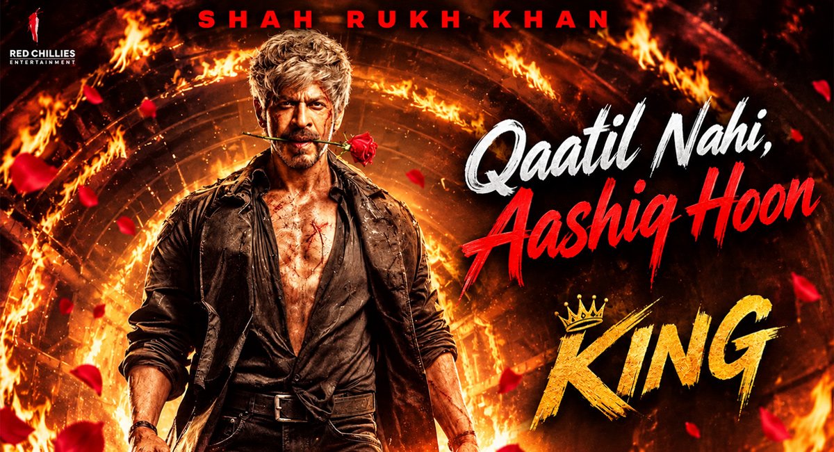 Shah Rukh Khan’s King Poster: ‘Qaatil Nahi, Aashiq Hoon’ Line Wins Fans