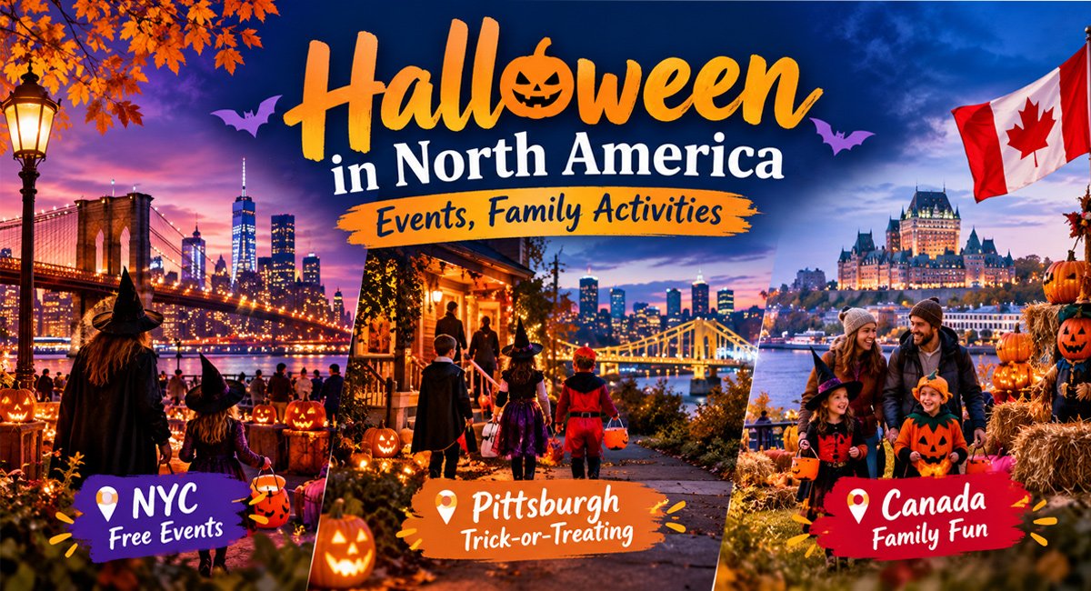 Halloween 2026 in North America: Events, Trick-or-Treat Times and Safety Tips