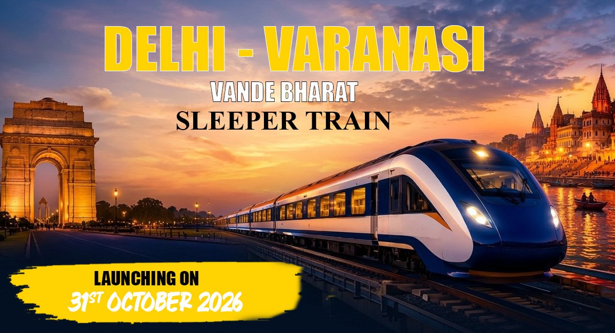 Delhi-Varanasi Vande Bharat Sleeper Train: Launch Date, Route, Timings, Stoppages and Fares